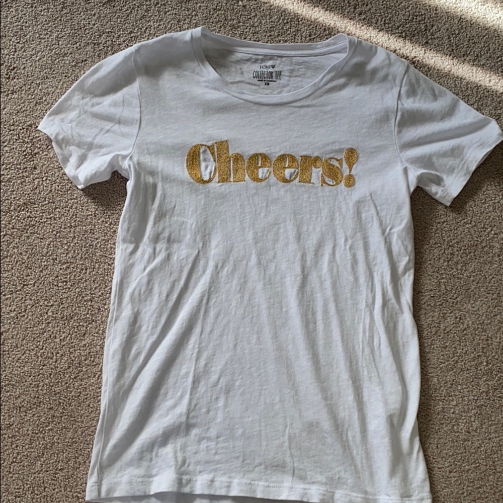 JCrew Tshirt Cheers (size XS)